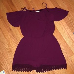 Maroon Maurices romper